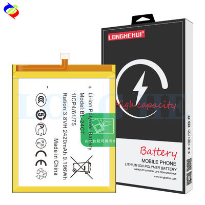 BL-24CT batterie rechargeable au lithium pour téléphone portable pour la batterie de remplacement Tecno Phantom Z mini Z1 mini 3.8V 2420mAh