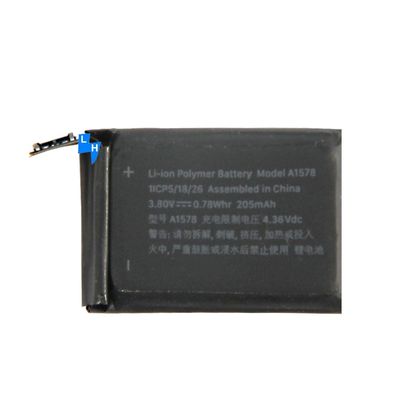 Protection double IC 205mAh A1578 A1802 Batterie de 38 mm pour Apple Watch Série 1