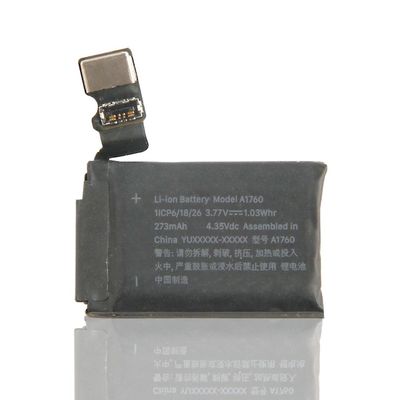 Batterie rechargeable de 273 mAh A1760 A1757 A1816 série 2 38 mm pour la série de montres Apple