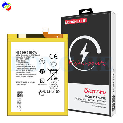 Double protection IC batterie de capacité réelle pour Huawei HB396693ECW Mate 8 téléphone portable