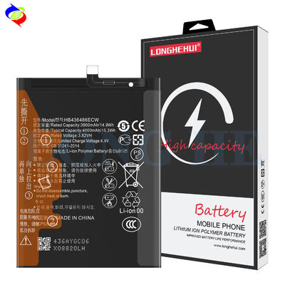 Batterie de remplacement pour Huawei Mate RS 10 20 Pro P20Pro HB436486ECW rechargeable