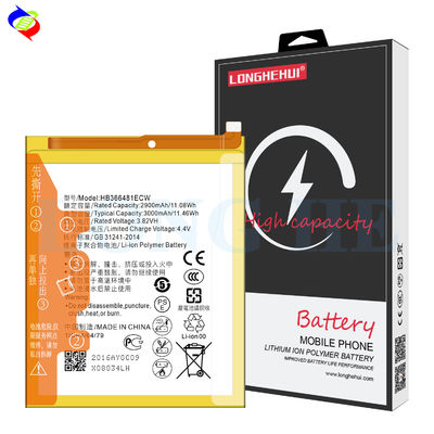 Batterie de remplacement d'origine HB366481ECW pour P20lite Huawei P9Llite Y6 2018 Y7 2018 3000mAh 3.82V
