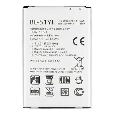 3000mAh BL-51YF H811 LS991 US991 H812 G4 Batterie de téléphone portable pour LG VS986 garantie