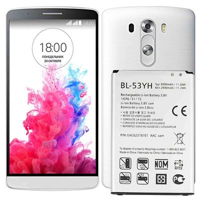Protection double IC 3000mAh BL-53YH D851 D852 D855 Batterie de téléphone portable pour LG LS470