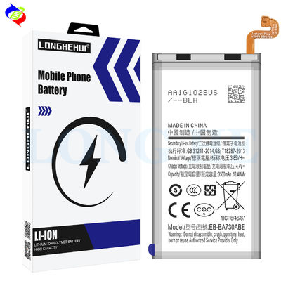 Stock EB-BA730ABE batterie pour Samsung Galaxy A8 Plus A8 2018 A730 Téléphone portable 3500mAh