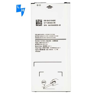 Batterie EB-BA510ABE à longue durée de vie pour Samsung Galaxy A510 A5-2016 Protection à double circuit imprimé