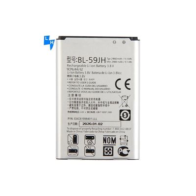 2460mAh BL-59JH batterie de téléphone portable pour LG F5 Optimus F6 D505 D500 Optimus F3Q D520