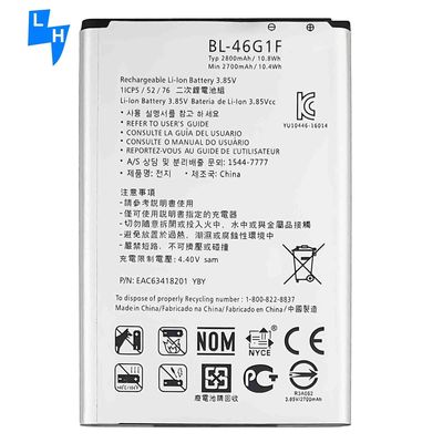 2800mAh BL-46G1F X400 M250N Batterie de téléphone portable pour LG K10 2017 K20 Plus VS501 A
