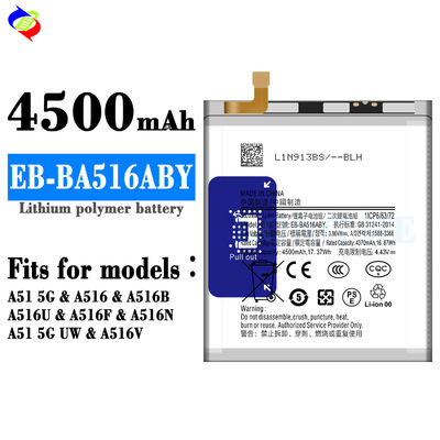 EB-BA516ABY Batterie pour Samsung A51 5G A516 SM-A5160 Logo original OEM Capacité de 4500 mAh