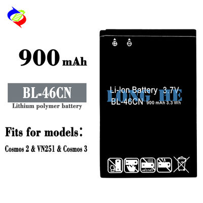 LG Cosmos 2 3 A340 430G A380 WINE 3 UN530 F4 VN220 VN251 BL-46CN Batterie noire