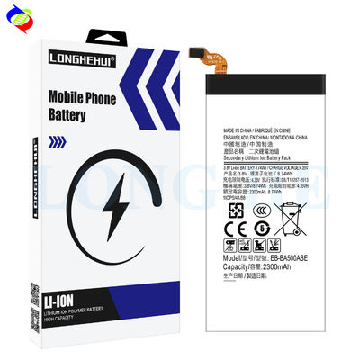 Batterie blanche en stock EB-BA500ABE pour le Samsung Galaxy A5 A500 2015 A500FU 2300mAh 3,8V
