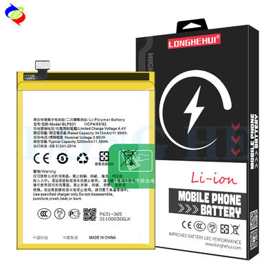 2900mAh BLP631 A77 A75 F5 F3 Batterie de téléphone portable pour les batteries rechargeables OPPO A73
