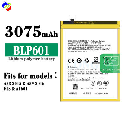 3075mAh F1S BLP601 A53 batterie de téléphone portable pour batterie OPPO A53 la source d'alimentation ultime