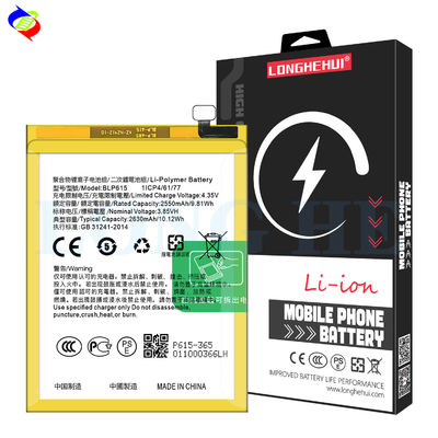OEM BLP615 3,85V 2550mAh 9,81Wh Batterie de téléphone haute capacité pour OPPO A37M Neo9