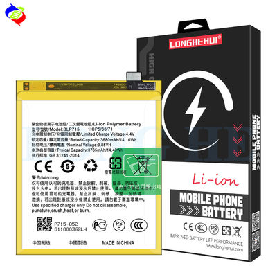 3750mAh BLP715 K3 Batterie de téléphone portable pour OPPO K5 Rechargeable et de longue durée