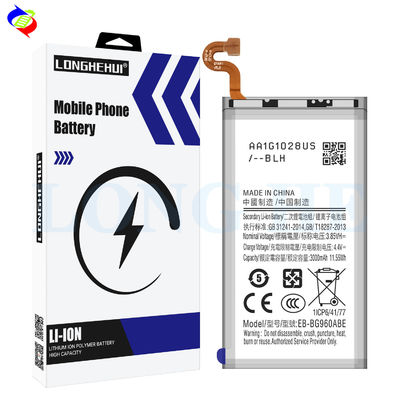 Ori 1 1 3000mAh Batterie de téléphone portable rechargeable Li Ion pour Samsung Galaxy S9 EB-BG960ABE