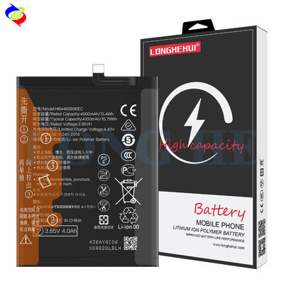 Batterie polymère lithium-ion rechargeable HB446589EEW pour Huawei V30PRO NOVA6 4G 4100mAh 3,82V