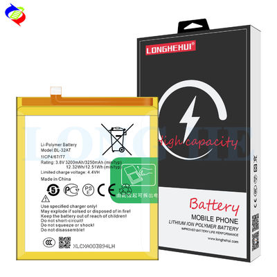 Jaune 3200mAh BL-32AT C10 CX Batterie pour les piles rechargeables Tecno Camon CX