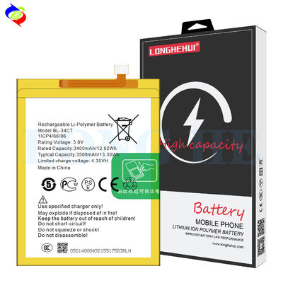 Batterie haute capacité KB8 Spark 3 Pro BL-34CT pour Tecno Spark Jeunesse KA6 Accessoire de téléphone portable