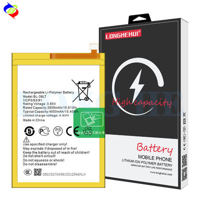 Système de téléphonie mobile modèle KCO/KC2 4000mAh BL-39LT KC8 batterie jaune pour Tecno Spark 4
