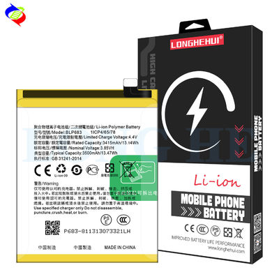 Batterie de téléphone portable haute capacité 3500mAh BLP683 A7X/A7S F9pro F9 4 128G pour OPPO F9