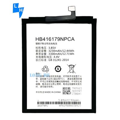 Code de la batterie HB416179NPCA Cellule polymère au lithium rechargeable 3.8V 2700mAh pour A4S M760