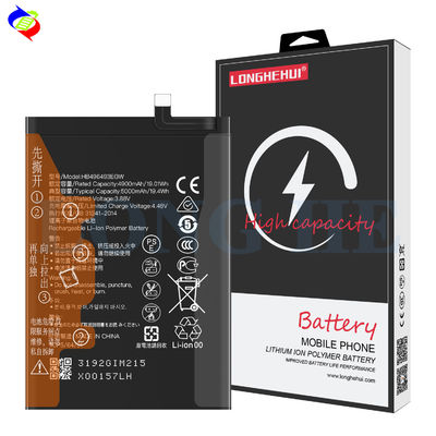 Protection à double circuits intégrés 5000mAh 4,35V batterie polymère au lithium-ion HB496493EGW pour téléphones mobiles Huawei