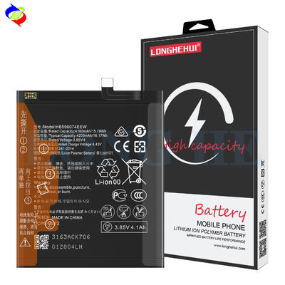 Batterie rechargeable de haute capacité de 4200 mAh pour le téléphone HUAWEI P40 Pro Plus HB596074EEW