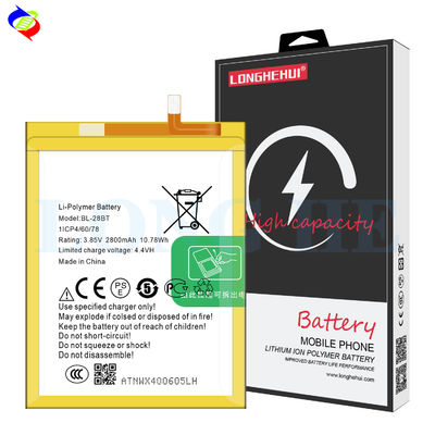 2800mAh BL-28BT WX4 Pro batterie de téléphone portable pour Tecno WX4 batterie OEM