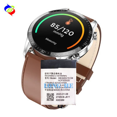 178mAh 0cycle Batterie de montre HB302527ECW pour Huawei Honor Watch Magic GT 42mm Remplacement d'origine