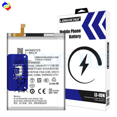 Batterie de téléphone portable de haute capacité EB-BN980ABY 4300mAh pour Samsung Galaxy Note 20 OEM