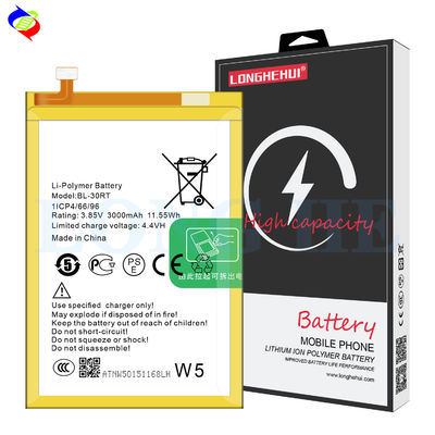 Batterie BL-30RT à longue durée de vie pour téléphone portable 3.85V 3000mAh