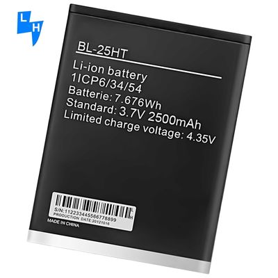 Double protection IC Blanc BL-25HT 2500mAh Camon C7 batterie de téléphone portable pour le Tecno C7