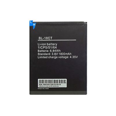 Téléphone portable haute durabilité 1800mAh batterie au lithium polymère BL-18CT pour Tecno Y3 Y4