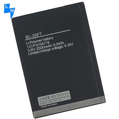 BL-25FT 2500mAh Batterie de téléphone portable pour Tecno W3 LTE Durable et durable