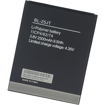 Batterie rechargeable BL-25JT WX3 2500mAh Batterie de téléphone portable pour Tecno WX3 rechargeable