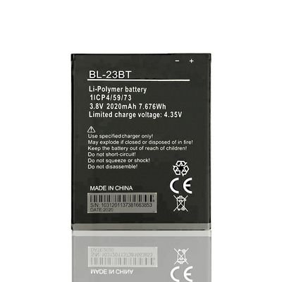 2020mAh BL-23BT batterie de remplacement pour les batteries rechargeables Tecno M6 en forte demande