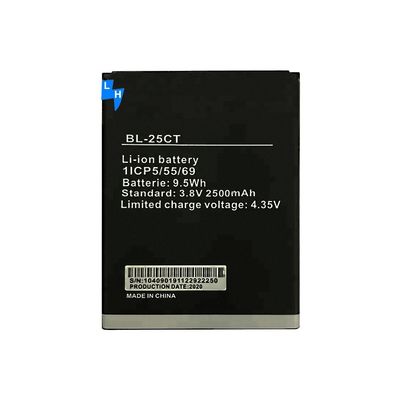 Mettez à niveau votre Tecno C5 avec une batterie de remplacement BL-25CT de 2050 mAh Noir