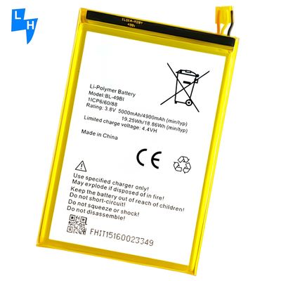 Puissance de longue durée pour itel 1516 BL-49BI 5000mAh batterie lithium-ion et performance