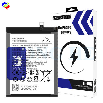 Double IC Protection NVT-WT-N30 5000mAh batterie de téléphone portable pour le Samsung Galaxy N30