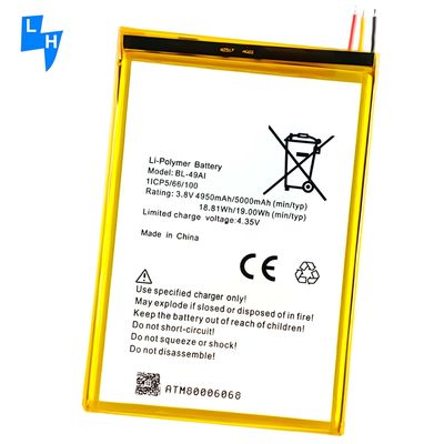 Stock BL-49AI 4950mAh Piles de téléphones mobiles pour itel 1556 Piles