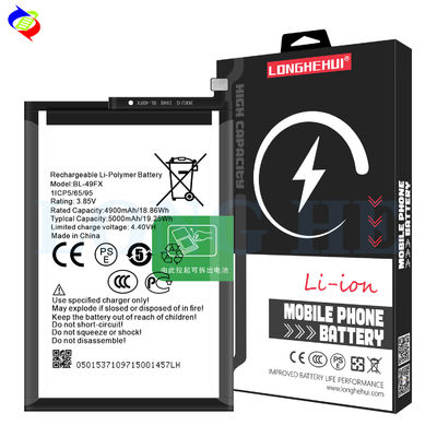 BL-49FX X655 Batterie de 5000 mAh pour Infinix Hot 9 Batterie rechargeable pour téléphone portable