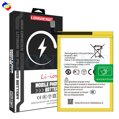 Protection double IC Batterie de 3850 mAh pour itel P32 P13 P31 P33 BL-38AI personnalisable