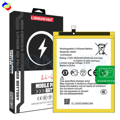 4000mAh BL-39GX X573 batterie de téléphone portable pour Infinix Hot S3 stockée et rechargeable