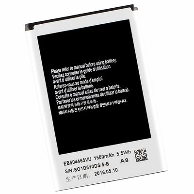 Batterie rechargeable au lithium-ion de 1500 mAh 3.85V pour le Samsung I5700 I5800 I8700 S8530 EB504465VA