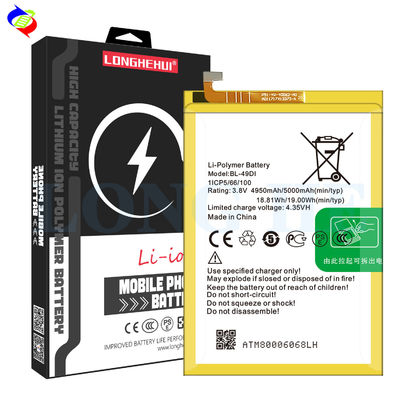 3000mAh-5000mAh Double IC Protection BL-49DI Batterie pour le téléphone portable itel P51