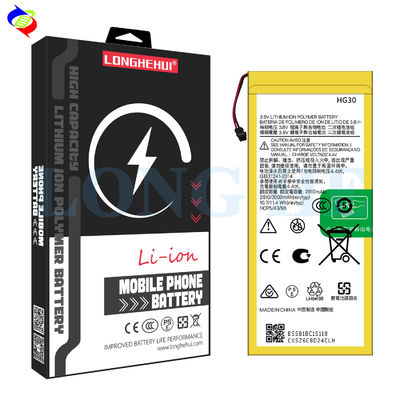 Batterie en polymère blanc pour Motorola G5S G5S Plus G6 HG30 3000mAh personnalisable