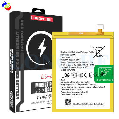Batterie de téléphone portable rechargeable BL-40FX 4000mAh X602 X574 pour Infinix Zero 4 Plus