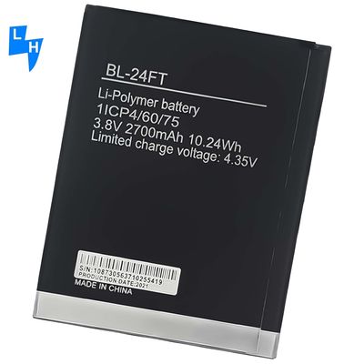 Compatible avec les batteries rechargeables de Tecno Lithium Polymer BL-24FT 3.8V 2700mAh