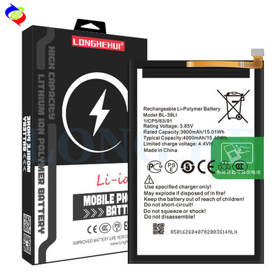 Batterie rechargeable de 4000 mAh BL-39LI Pour Itel A56 A56 Pro Tecno Batterie pour téléphone portable